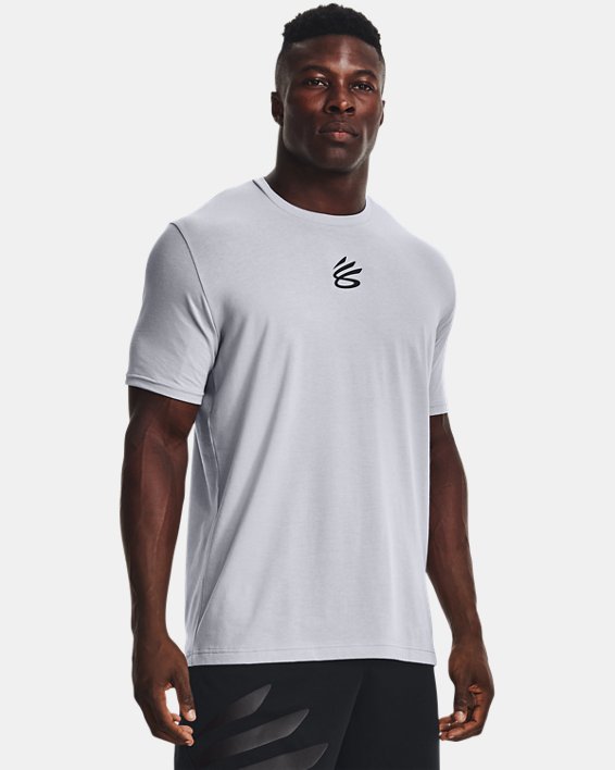 Men's Curry Logo Short Sleeve in Gray image number 0